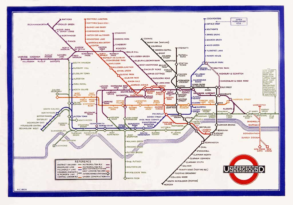 london underground map geographic. Transport for London.